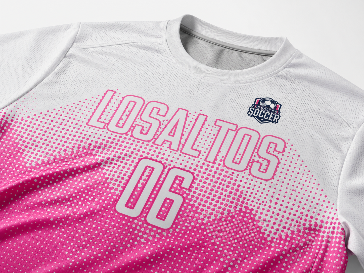 Soccer jersey number detail